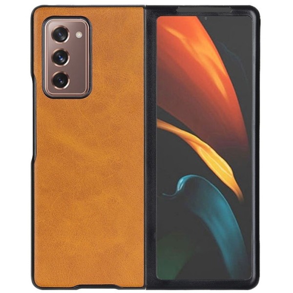 „Slim Leather“ kaaned - hele pruun (Galaxy Z Fold2)
