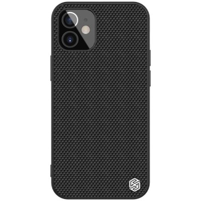 Apple iPhone 12 (12 Pro) „Nillkin“ Textured Case juodas dėklas - nugarėlė | Priedai.lt