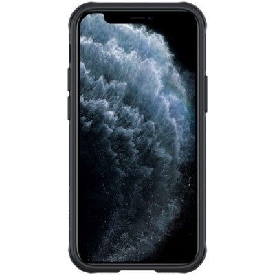 Apple iPhone 12 (12 Pro) „Nillkin“ CamShield juodas dėklas, nugarėlė su kameros apsauga | Priedai.lt