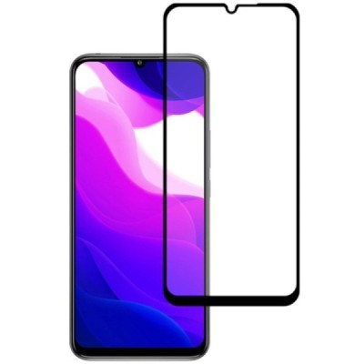 Xiaomi Mi 10 Lite apsauginis ekrano stiklas „Mocolo“ 9H Tempered Glass (juodas, pilnai dengiantis) 0.26 mm | Priedai.lt