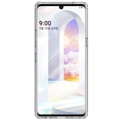 LG Velvet (LM-G900EM) kieto silikono TPU skaidrus akrilo dėklas - nugarėlė | Priedai.lt