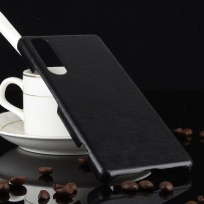 Soft Slim serijos Sony Xperia 1 II juodas odinis dėklas - nugarėlė | Priedai.lt