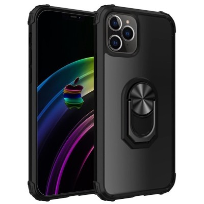 Apple iPhone 12 (12 Pro) „Kickstand“ sustiprintos apsaugos skaidrus dėklas | Priedai.lt