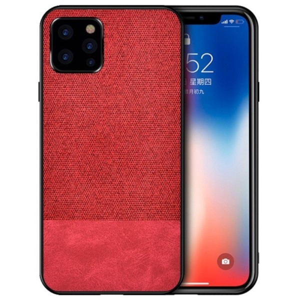 „Bi-Color“ Splicing kaaned - punane (iPhone 12 / 12 Pro)