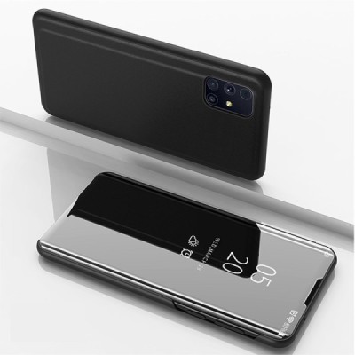 Samsung Galaxy M31s (M317F) plastikinis atverčiamas juodas dėklas | Priedai.lt