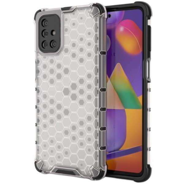 „Honeycomb“ Tugevdatud turvalisus kaaned - läbipaistev (Galaxy M31s)