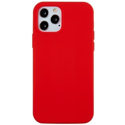 Apple iPhone 12 (12 Pro) kieto silikono TPU raudonas dėklas - nugarėlė | Priedai.lt