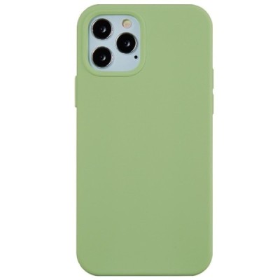 Apple iPhone 12 (12 Pro) kieto silikono TPU žalias dėklas - nugarėlė | Priedai.lt