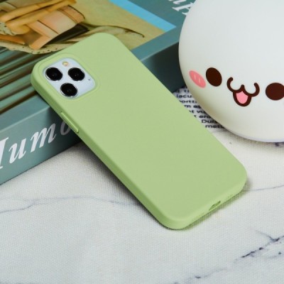 Apple iPhone 12 (12 Pro) kieto silikono TPU žalias dėklas - nugarėlė | Priedai.lt