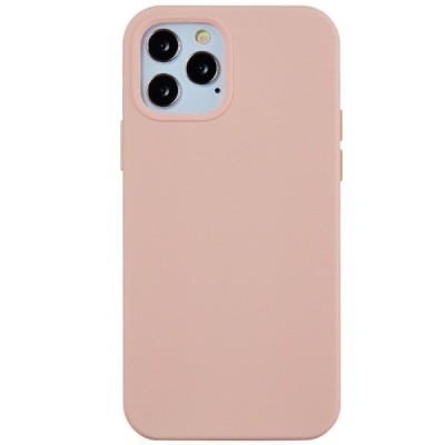 Apple iPhone 12 (12 Pro) kieto silikono TPU rožinis dėklas - nugarėlė | Priedai.lt