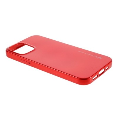 Apple iPhone 12 (12 Pro) Mercury raudonas kieto silikono TPU dėklas - nugarėlė | Priedai.lt