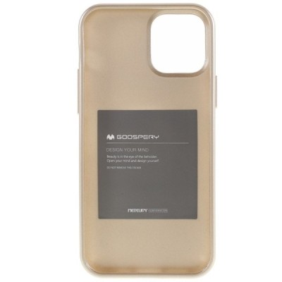 Apple iPhone 12 (12 Pro) Mercury auksinis kieto silikono TPU dėklas - nugarėlė | Priedai.lt