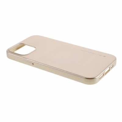 Apple iPhone 12 (12 Pro) Mercury auksinis kieto silikono TPU dėklas - nugarėlė | Priedai.lt