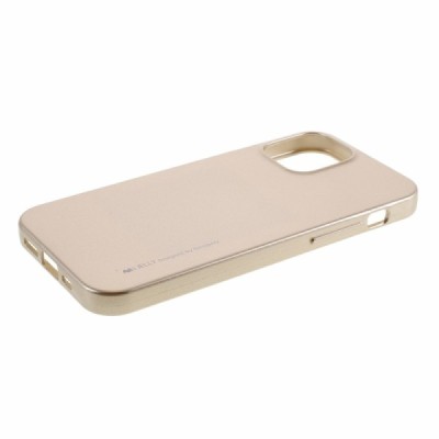 Apple iPhone 12 (12 Pro) Mercury auksinis kieto silikono TPU dėklas - nugarėlė | Priedai.lt