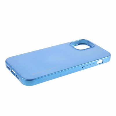 Apple iPhone 12 (12 Pro) Mercury mėlynas kieto silikono TPU dėklas - nugarėlė | Priedai.lt