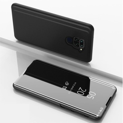 Xiaomi Redmi Note 9 plastikinis atverčiamas juodas dėklas | Priedai.lt