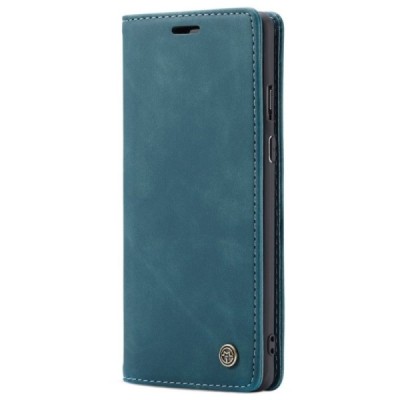 OnePlus 8 Pro CaseMe Retro solidus atverčiamas žalias odinis dėklas - knygutė | Priedai.lt