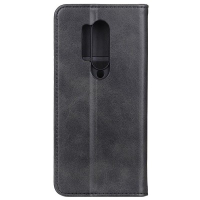 OnePlus 8 Pro „Split“ juodas odinis atverčiamas dėklas - knygutė | Priedai.lt
