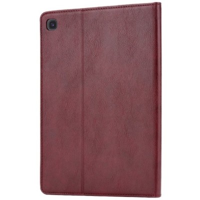 Prabangus „Comma“ odinis atverčiamas bordo Samsung Galaxy Tab A7 10.4 2020 (T505,T500) dėklas | Priedai.lt