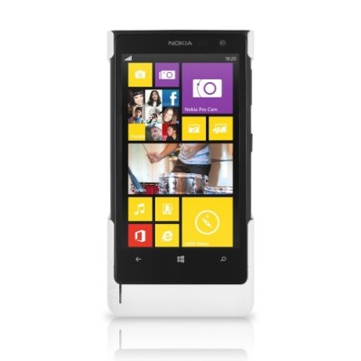 Oficialus Nokia Lumia 1020 baltas PD-95G dėklas su integruota papildoma baterija / Priedai.lt