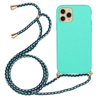Apple iPhone 12 (12 Pro) Strap kieto silikono TPU mėtinis dėklas - nugarėlė | Priedai.lt