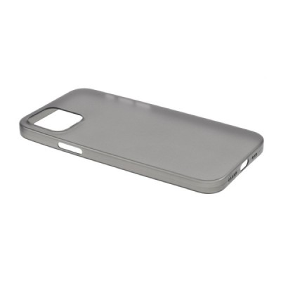 Ploniausias pasaulyje plastikinis skaidrus Apple iPhone 12 (12 Pro) pilkas dėklas - nugarėlė | Priedai.lt
