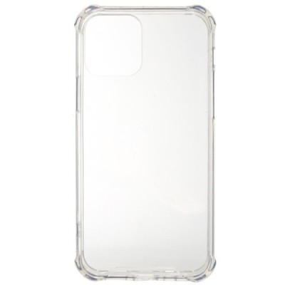 Sustiprintos apsaugos Apple iPhone 12 (12 Pro) skaidrus kieto silikono (TPU) ir plastiko dėklas | Priedai.lt