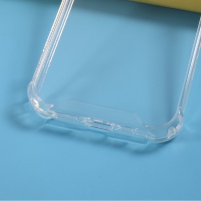 Sustiprintos apsaugos Apple iPhone 12 (12 Pro) skaidrus kieto silikono (TPU) ir plastiko dėklas | Priedai.lt