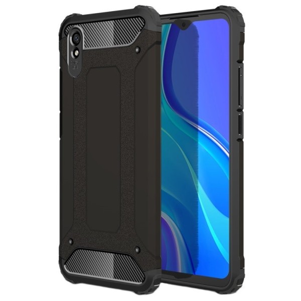 Tugevdatud turvalisus kaaned - must (Redmi 9A)