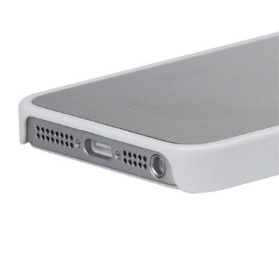 Baltas „More“ veidrodinis Apple iPhone SE (5, 5s) dėklas (dėkliukas) / Priedai.lt