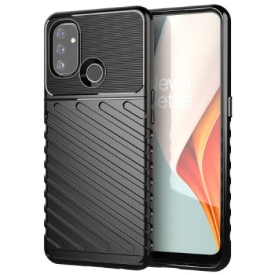 OnePlus Nord N100 kieto silikono TPU juodas dėklas - nugarėlė | Priedai.lt
