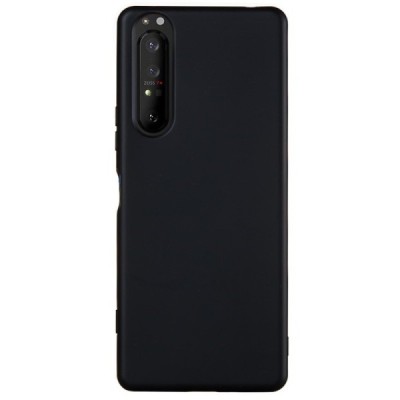 Sony Xperia 5 II Shell kieto silikono TPU juodas dėklas - nugarėlė | Priedai.lt