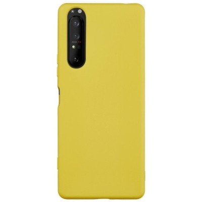 Sony Xperia 5 II Shell kieto silikono TPU geltonas dėklas - nugarėlė | Priedai.lt