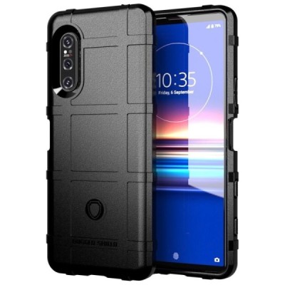 Sony Xperia 5 II kieto silikono TPU juodas dėklas - nugarėlė | Priedai.lt