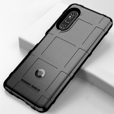 Sony Xperia 5 II kieto silikono TPU juodas dėklas - nugarėlė | Priedai.lt