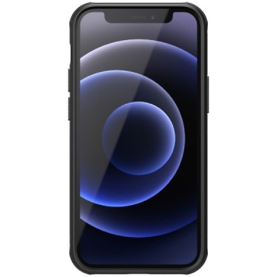 Appe iPhone 12 Mini „Nillkin“ Frosted Shield Pro juodas dėklas - nugarėlė | Priedai.lt