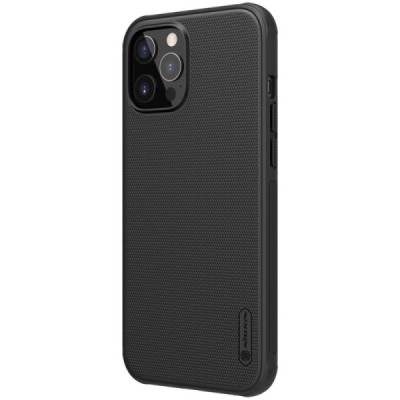 Apple iPhone 12 Pro Max „Nillkin“ Frosted Shield Pro juodas dėklas - nugarėlė | Priedai.lt
