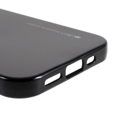 Apple iPhone 12 Pro Max Mercury juodas kieto silikono TPU dėklas - nugarėlė | Priedai.lt