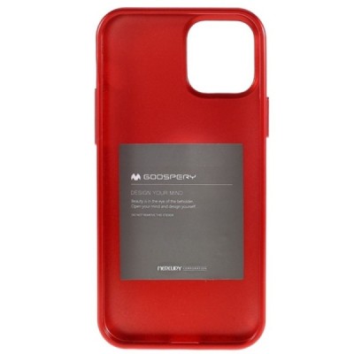 Apple iPhone 12 Pro Max Mercury raudonas kieto silikono TPU dėklas - nugarėlė | Priedai.lt