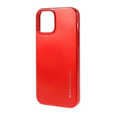 Apple iPhone 12 Pro Max Mercury raudonas kieto silikono TPU dėklas - nugarėlė | Priedai.lt