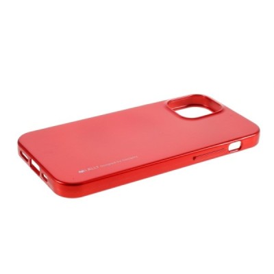 Apple iPhone 12 Pro Max Mercury raudonas kieto silikono TPU dėklas - nugarėlė | Priedai.lt