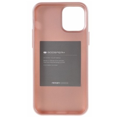 Apple iPhone 12 Pro Max Mercury šviesiai rožinis kieto silikono TPU dėklas - nugarėlė | Priedai.lt