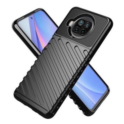 Xiaomi Mi 10T Lite 5G kieto silikono TPU juodas dėklas - nugarėlė | Priedai.lt