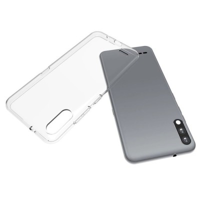 LG K22 kieto silikono TPU skaidrus dėklas - nugarėlė | Priedai.lt