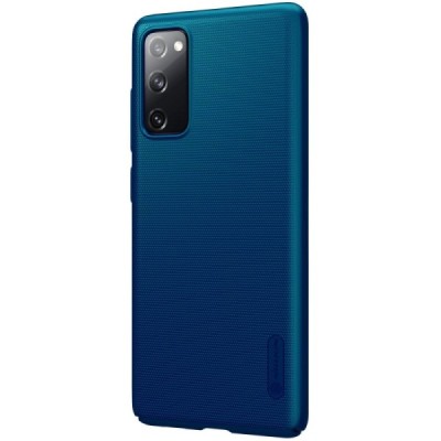Samsung Galaxy S20 FE (Fan Edition) Nillkin Frosted Shield mėlynas plastikinis dėklas, nugarėlė | Priedai.lt