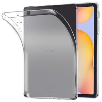 Samsung Galaxy Tab S6 Lite 10.4 (P615, P610, P613, P619) kõvast silikoonist (TPU) korpus – läbipaistev | Priedai.lt