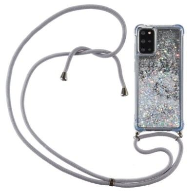 Samsung Galaxy S20 FE (Fan Edition) „Strap“ Shine kieto silikono TPU skaidrus dėklas - nugarėlė | Priedai.lt