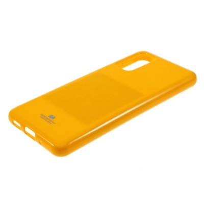 Samsung Galaxy S20 FE (Fan Edition) Mercury geltonas kieto silikono tpu dėklas - nugarėlė | Priedai.lt