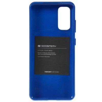 Samsung Galaxy S20 FE (Fan Edition) Mercury mėlynas kieto silikono tpu dėklas - nugarėlė | Priedai.lt