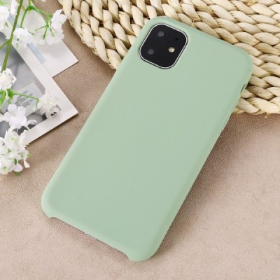 Apple iPhone 11 kieto silikono TPU žalias dėklas - nugarėlė | Priedai.lt